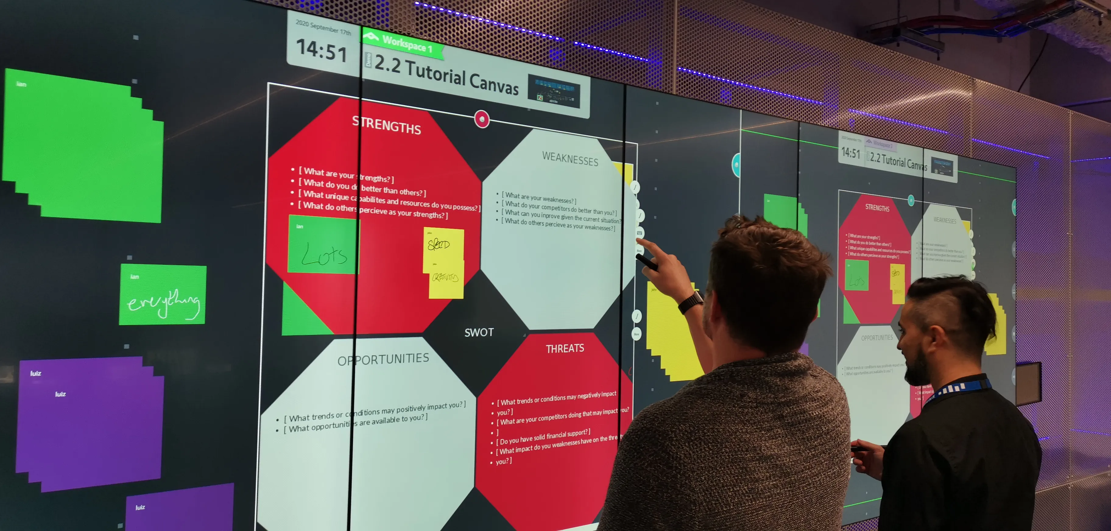 The Insights Centre in use