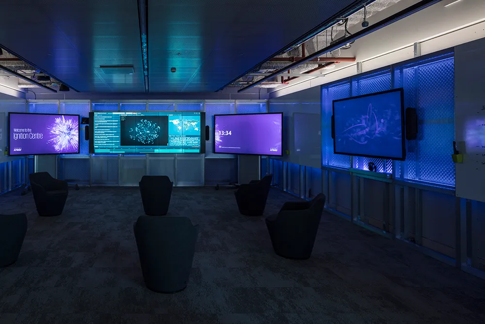 The Insights Centre: immersive space with adaptable mood lighting